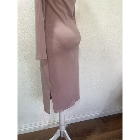 Nine‎ West Wrap Front Dress Size PS Pink Light Color Stretch - Picture 8 of 13